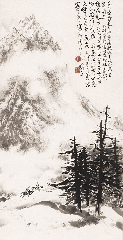 北京美术馆(128) 50x100cm